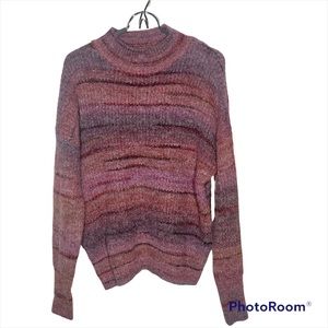 Christian Siriano NY NWT Striped Sweater Multi-Color Medium